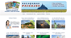 Desktop Screenshot of escapadasypaisajes.com
